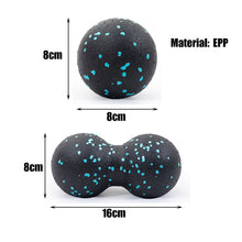 Load image into Gallery viewer, EPP 8cm Peanut Balls Body Massage Fascia Ball High Density Muscle Relaxation Lacrosse Fitness Yoga  Myofascia Ball Relieve Pain