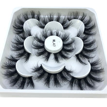 Load image into Gallery viewer, HBZGTLAD New 5 pairs 8-25mm natural 3D false eyelashes fake lashes makeup kit Mink Lashes extension mink eyelashes maquiagem