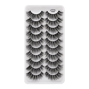 MEISHENJIE 3/5/10 Pair 3D Mink Lashes Natural Eyelash Dramatic False Eyelashes Faux Cils Makeup Fake Eyelash Extension maquiagem