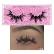 Load image into Gallery viewer, Visofree Mink Lashes 3D Mink Eyelashes 100% Cruelty free Lashes Handmade Reusable Natural Eyelashes Popular False Lashes Makeup