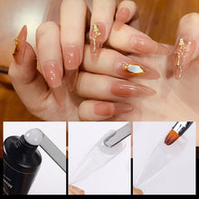 Load image into Gallery viewer, 100 Pcs Poly Nail Gel Quick Building Mold Tips Nail Dual Forms Finger Extension Nail Art UV Builder Easy Find Nail Tools