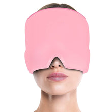 Load image into Gallery viewer, Gel Hot Cold Therapy Headache Migraine Relief Cap For Chemo,Sinus,Neck Wearable Therapy Wrap Stress Pressure Pain Relief Massage