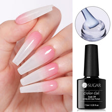 Load image into Gallery viewer, UR SUGAR 7.5ml 7ml Glass Bottle Milky Jelly White Gel Nail Polish White Color UV Led Gel Varnish For Manicure Nail Art Base Top