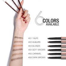 Load image into Gallery viewer, O.TWO.O Ultra Fine Triangle Eyebrow Pencil Precise Brow Definer Long Lasting Waterproof Blonde Brown Eye Brow Makeup 6 Colors