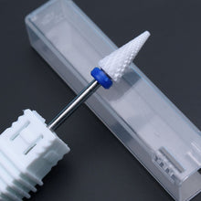 Load image into Gallery viewer, Ceramic Milling Cutter Manicure Nail Drill Bits Electric Nail Files Pink Blue Grinding Bits Mills Cutter Burr Accessories