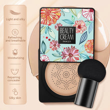 Load image into Gallery viewer, BB Air Cushion Foundation Mushroom Head CC Cream Concealer Whitening Makeup Cosmetic Waterproof Brighten Face Base Tone