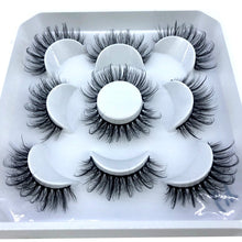 Load image into Gallery viewer, HBZGTLAD New 5 pairs 8-25mm natural 3D false eyelashes fake lashes makeup kit Mink Lashes extension mink eyelashes maquiagem