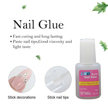 Load image into Gallery viewer, 10g Fast Drying Nail Glue for False Nails Glitter Acrylic Nail Rhinestone Decoration Extension Glue Adhensive Nail Care Tool