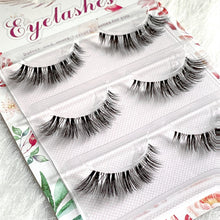 Load image into Gallery viewer, NEW Wholesale Mink Eyelashes 3pair lashes invisible band mink lashes reusable false eyelashes Makeup in Bulk