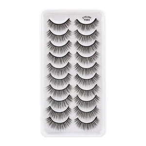 MEISHENJIE 3/5/10 Pair 3D Mink Lashes Natural Eyelash Dramatic False Eyelashes Faux Cils Makeup Fake Eyelash Extension maquiagem