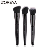 Load image into Gallery viewer, ZOREYA Black Makeup Brushes Set Eye Face Cosmetic Foundation Powder Blush Eyeshadow Kabuki Blending Make up Brush Beauty Tool