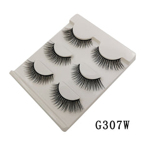 MEISHENJIE 3/5/10 Pair 3D Mink Lashes Natural Eyelash Dramatic False Eyelashes Faux Cils Makeup Fake Eyelash Extension maquiagem