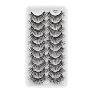 MEISHENJIE 3/5/10 Pair 3D Mink Lashes Natural Eyelash Dramatic False Eyelashes Faux Cils Makeup Fake Eyelash Extension maquiagem