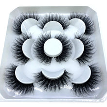 Load image into Gallery viewer, HBZGTLAD New 5 pairs 8-25mm natural 3D false eyelashes fake lashes makeup kit Mink Lashes extension mink eyelashes maquiagem