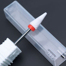Load image into Gallery viewer, Ceramic Milling Cutter Manicure Nail Drill Bits Electric Nail Files Pink Blue Grinding Bits Mills Cutter Burr Accessories