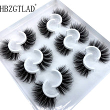 Load image into Gallery viewer, 2022 New 5 pairs natural false eyelashes fake lashes long makeup 3d mink lashes eyelash extension mink eyelashes short eyelashes