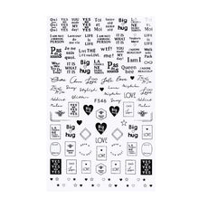 Load image into Gallery viewer, 1pc Gold Silver 3D Nail Stickers Metal Black Geometric Tassel Strip Line Adhesive Transfer Decals Nail Art DIY Design Decoration