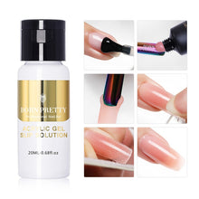 Load image into Gallery viewer, BORN PRETTY 30/20ml Glitter Acrylic Gel Finger Extension Silver Pink Extension Gel Soak Off Nail Art Gel Varnish