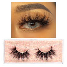 Load image into Gallery viewer, FOXESJI Makeup Eyelashes 3D Mink Lashes Fluffy Soft Wispy Natural Cross Lash Extension Reusable Fake Lashes Mink False Eyelashes
