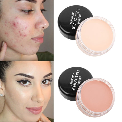 Face Makeup Concealer Cream Full Cover Scars Acne Cover Smooth Eye Lip Contour Color Correction Liquid Foundation Concealer