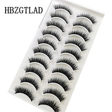 Load image into Gallery viewer, 41 Styles 10 pairs natural long 3D mink false eyelashes fake lashes makeup kit Mink Lashes extension eye lashes short eyelashes