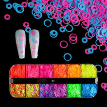 Load image into Gallery viewer, Holographic Butterfly Flakes Nail Art Glitter Sparkly 3D Laser Butterfly Sequins Tips DIY Polish Nail Art Decorations Manicure