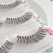 Load image into Gallery viewer, NEW Wholesale Mink Eyelashes 3pair lashes invisible band mink lashes reusable false eyelashes Makeup in Bulk