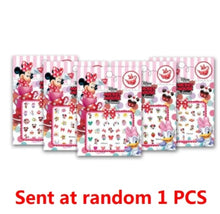 Load image into Gallery viewer, Disney Cartoon Frozen Princess Pooh Bear Snow White Makeup Nail Stickers Minnie Mickey Mermaid Stitch Stickers Toy For Kids DIY