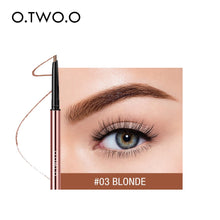 Load image into Gallery viewer, O.TWO.O Ultra Fine Triangle Eyebrow Pencil Precise Brow Definer Long Lasting Waterproof Blonde Brown Eye Brow Makeup 6 Colors
