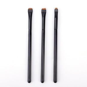 Professional Eyeliner Brush High Quality Black Flat Eyebrow Application Lip Tools for Cosmetic Makeup Instruments Supplies Kit