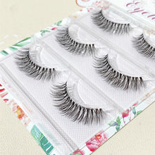 Load image into Gallery viewer, NEW Wholesale Mink Eyelashes 3pair lashes invisible band mink lashes reusable false eyelashes Makeup in Bulk