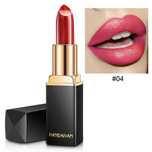 Load image into Gallery viewer, 9 Colors Waterproof Nude Pink Glitter Lipstick Makeup Long Lasting Velve Red Mermaid Sexy Shimmer LipSticks Cosmetics Beauty