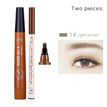 Load image into Gallery viewer, Tint my 4-tip Liquid Eyebrow Pencil Waterproof Apply Well Tattoo Makeup For Women Eyes Cosmetics Natural Wild Brown Eyebrow Gel