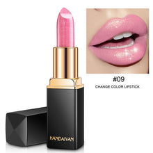 Load image into Gallery viewer, 9 Colors Waterproof Nude Pink Glitter Lipstick Makeup Long Lasting Velve Red Mermaid Sexy Shimmer LipSticks Cosmetics Beauty