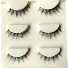 Load image into Gallery viewer, NEW Wholesale Mink Eyelashes 3pair lashes invisible band mink lashes reusable false eyelashes Makeup in Bulk