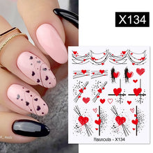 Load image into Gallery viewer, Harunouta 1 Sheet Nail Water Decals Transfer Lavender Spring Flower Leaves Nail Art Stickers Nail Art Manicure DIY