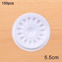 Load image into Gallery viewer, Wholesale Glue Gasket Eyelash glue holder Adhesive Pallet Eyelash Extension glue pads stand on eyelash plastic makeup tools