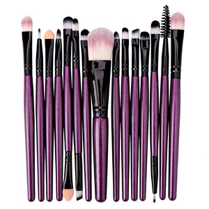 FJER 6PCS-15PCs Makeup Brush Set Cosmetict Makeup For Face Make Up Tools Women Beauty Professional Foundation Blush Eyeshadow