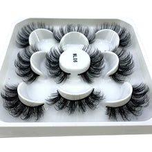 Load image into Gallery viewer, 2022 New 5 pairs natural false eyelashes fake lashes long makeup 3d mink lashes eyelash extension mink eyelashes short eyelashes