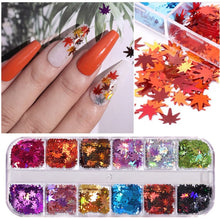 Load image into Gallery viewer, Holographic Butterfly Flakes Nail Art Glitter Sparkly 3D Laser Butterfly Sequins Tips DIY Polish Nail Art Decorations Manicure