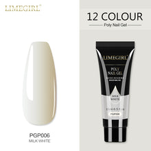Load image into Gallery viewer, Limegirl 15ml Poly Nail Gel Glitter Building Nail Gel For Manicure Nail Art Design Luminous Polygels Extension Nail Gel For Nail