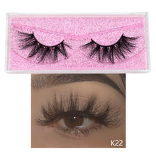 Load image into Gallery viewer, Visofree Mink Lashes 3D Mink Eyelashes 100% Cruelty free Lashes Handmade Reusable Natural Eyelashes Popular False Lashes Makeup