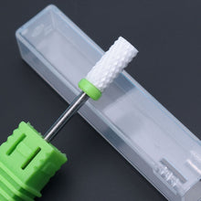 Load image into Gallery viewer, Ceramic Milling Cutter Manicure Nail Drill Bits Electric Nail Files Pink Blue Grinding Bits Mills Cutter Burr Accessories