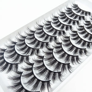 AYRMILLA 5/20Pairs 3D Mink Lashes Natural False Eyelashes Dramatic Thick Fake Eyelash Extension Faux Cils Wholesale Makeup Tools