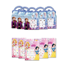 Load image into Gallery viewer, Disney Cartoon Frozen Princess Pooh Bear Snow White Makeup Nail Stickers Minnie Mickey Mermaid Stitch Stickers Toy For Kids DIY