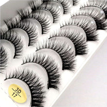 Load image into Gallery viewer, NEW 10 Pairs Natural False Eyelashes Fake Lashes Long Makeup 3d Mink Lashes Extension Eyelash Mink Eyelashes for Beauty 54