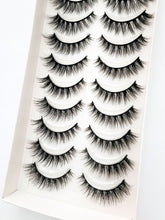 Load image into Gallery viewer, NEW 10 Pairs Natural False Eyelashes Fake Lashes Long Makeup 3d Mink Lashes Extension Eyelash Mink Eyelashes for Beauty 54
