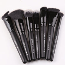 Load image into Gallery viewer, ZOREYA Black Makeup Brushes Set Eye Face Cosmetic Foundation Powder Blush Eyeshadow Kabuki Blending Make up Brush Beauty Tool