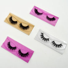 Load image into Gallery viewer, 3D Real Mink False Eyelash Strip Mink Lashes Thick Fake False Eyelashes Makeup Beauty Handmade 100% Glitter Packing D101