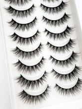 Load image into Gallery viewer, NEW 10 Pairs Natural False Eyelashes Fake Lashes Long Makeup 3d Mink Lashes Extension Eyelash Mink Eyelashes for Beauty 54